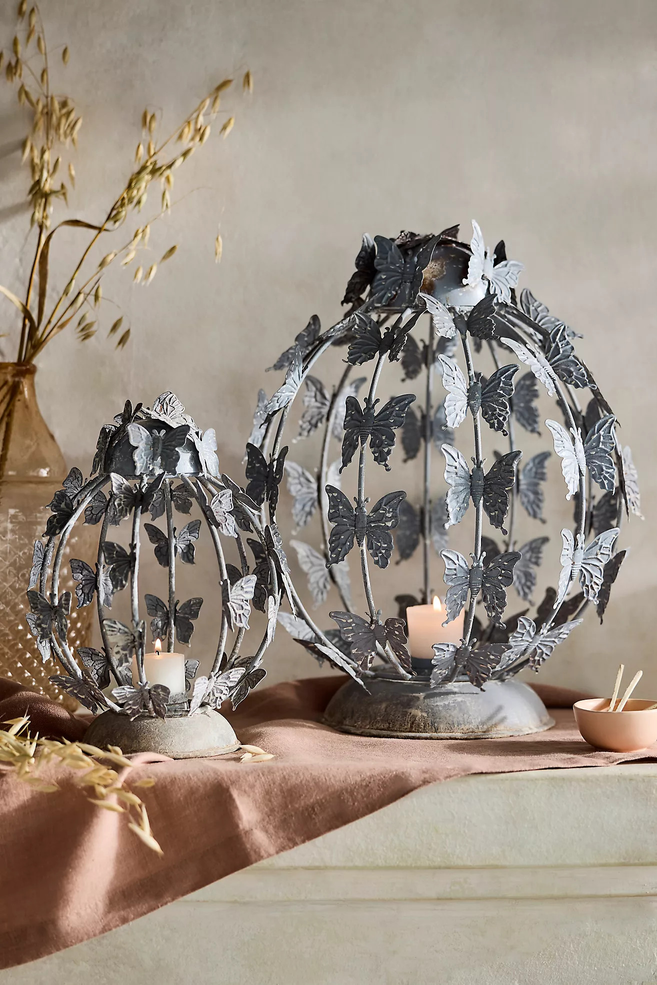 Iron Moth Lantern | Anthropologie (US)