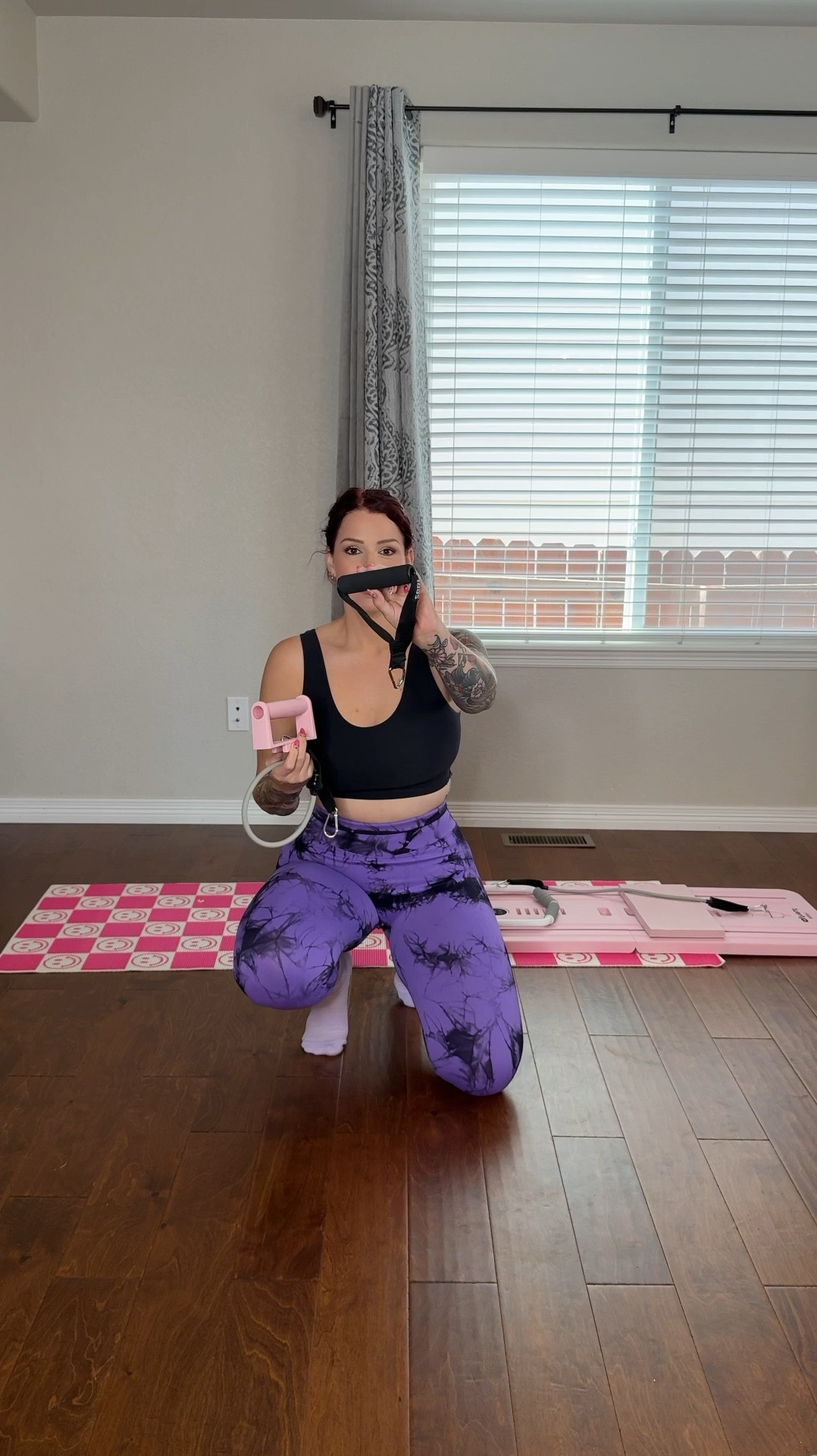 Pilates board handles I’ve been preferring for leg exercises 🫶🏼

#LTKActive #LTKWorkwear #LTKMidsize