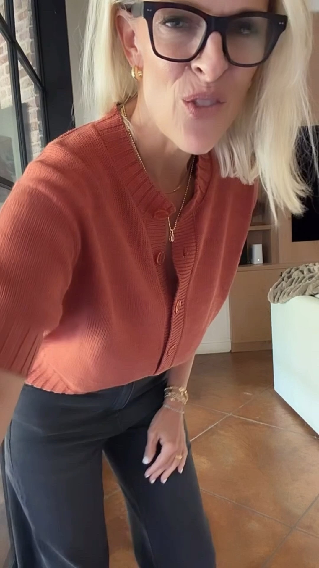 Grab this short sleeve cardigan before it sells out again! It’s a Cotton winning blend and so great ￼
Sweater - in medium
Pants - tts 27

@Quince #quincepartner

#LTKootd #LTKOver40 #LTKgrwm