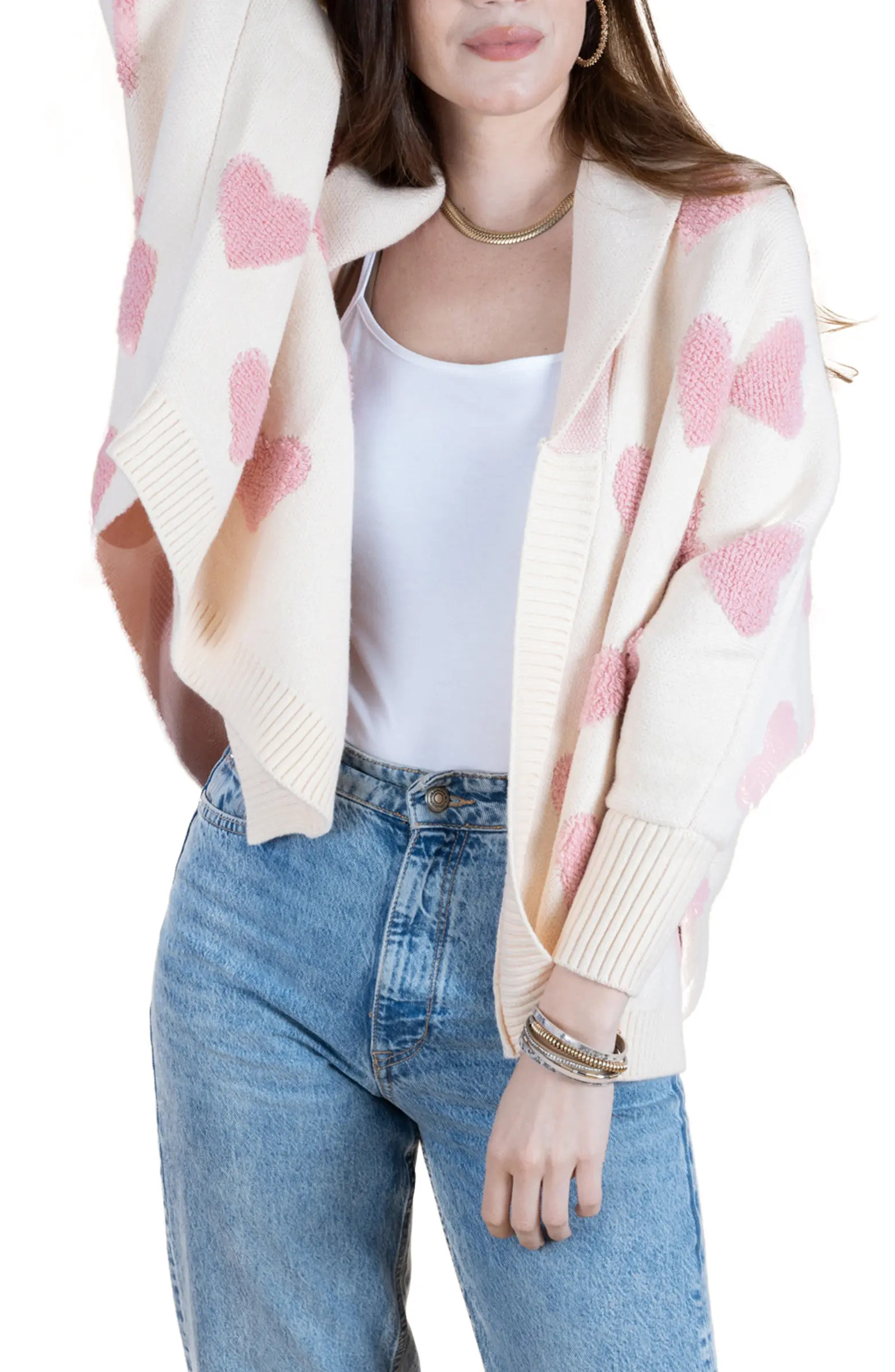 SAACHI Heart Open Front Cardigan | Nordstromrack | Nordstrom Rack