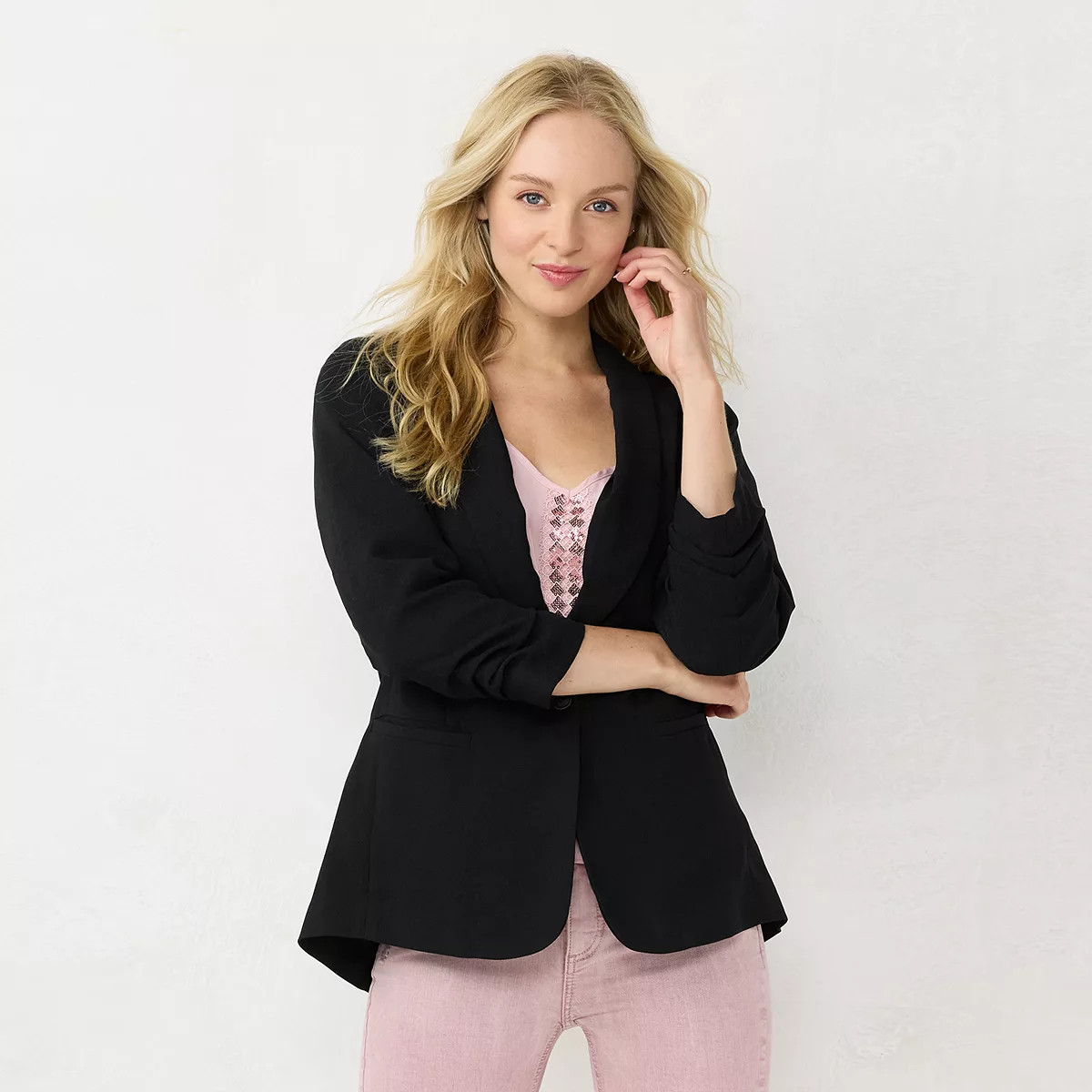Women's LC Lauren Conrad Shawl Collar Blazer | Kohl's
