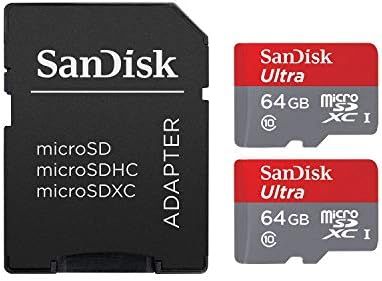 SanDisk SDSQUNC064GAULM Ultra 64GB microSDXC UHS-I Card with Adapter (Pack of 2) | Amazon (US)