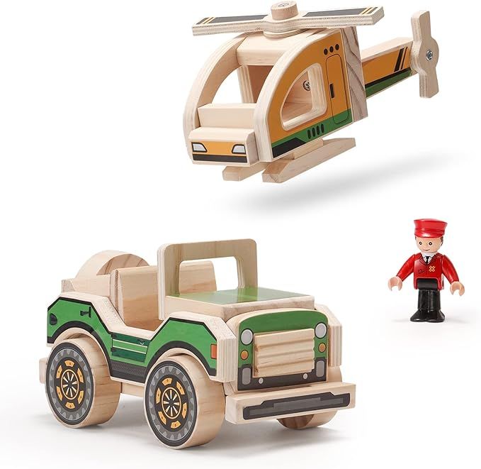 SainSmart Jr. Woodworking Building Kit, 2-in-1 Kids STEM Projects Set, DIY Wood Crafts Assembly T... | Amazon (US)