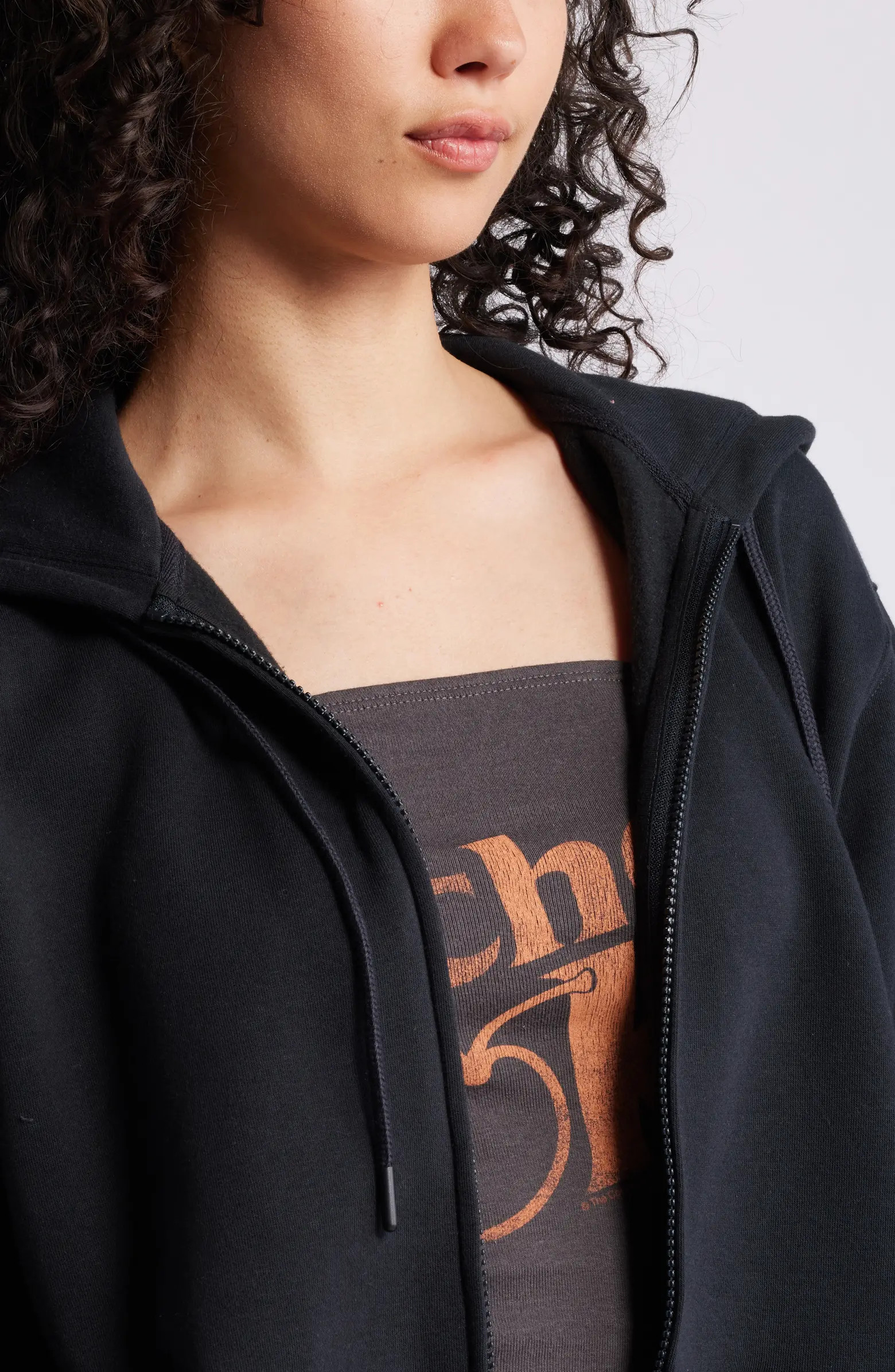 Oversize Zip Fleece Hoodie | Nordstrom