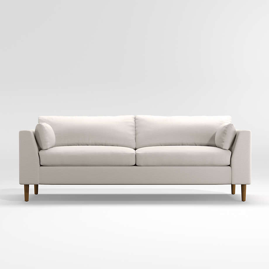 Avondale Wood Leg Sofa + Reviews | Crate & Barrel | Crate & Barrel