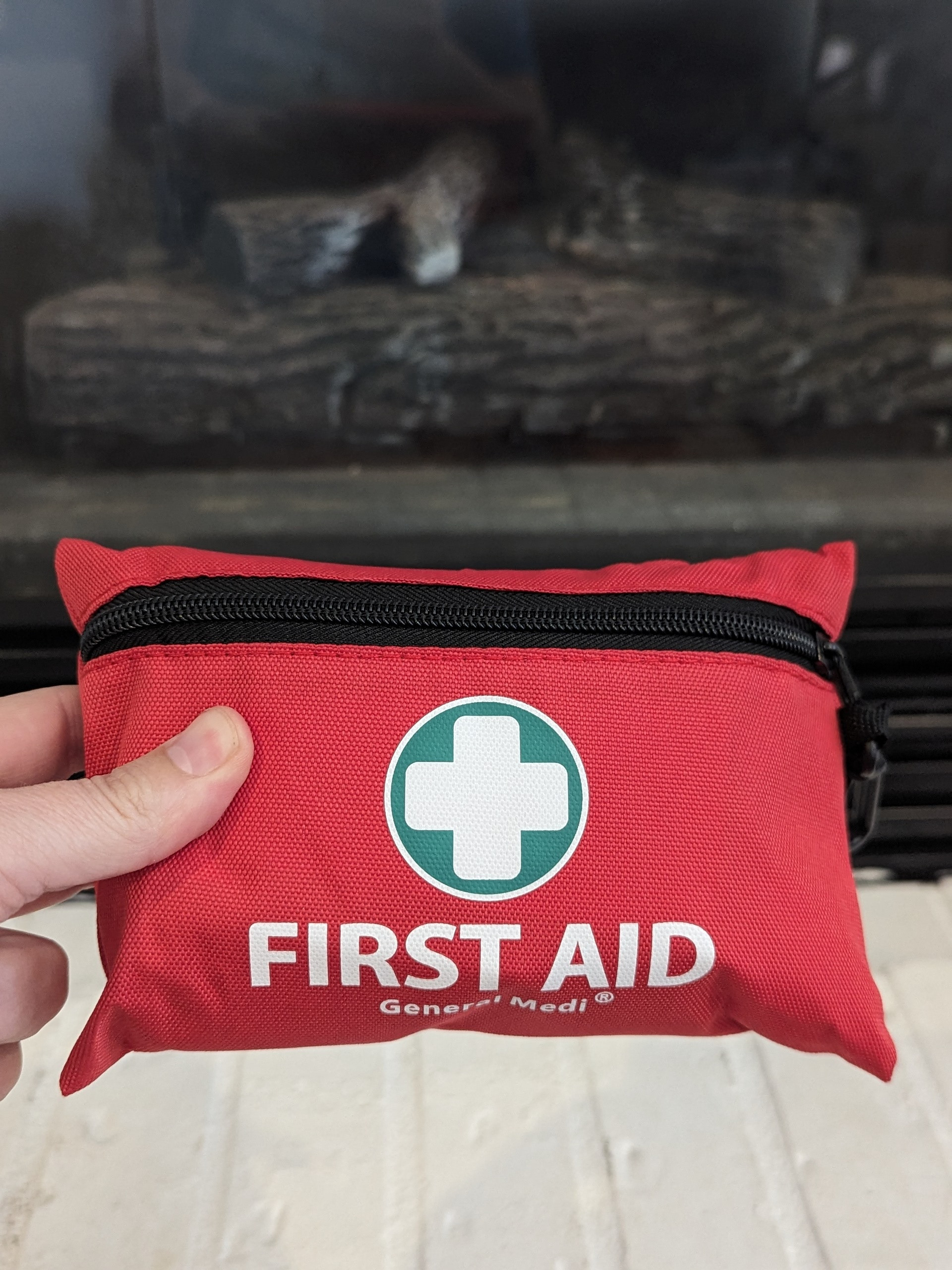 I have this First Aid kit & I love how much it includes  in the kit. You'll have everything you need for basic first aid. And it's under ten dollars!  Its' 110 pieces. I have one of these in each of our cars and in my hiking backpack

 

 #LTKActive #LTKKids #LTKFamily