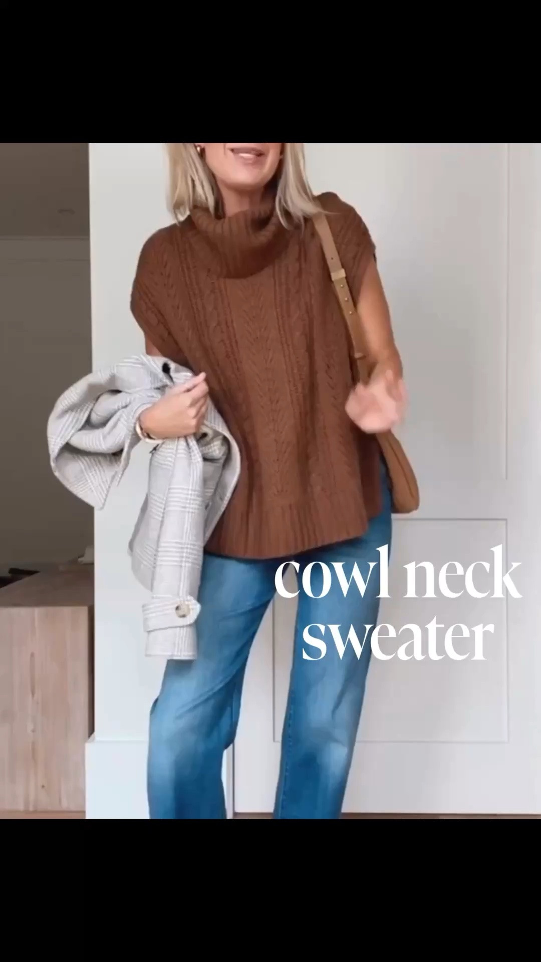 Cowl neck sweater 🙌🏻🙌🏻

#LTKootd #LTKSeasonal #LTKOver40
