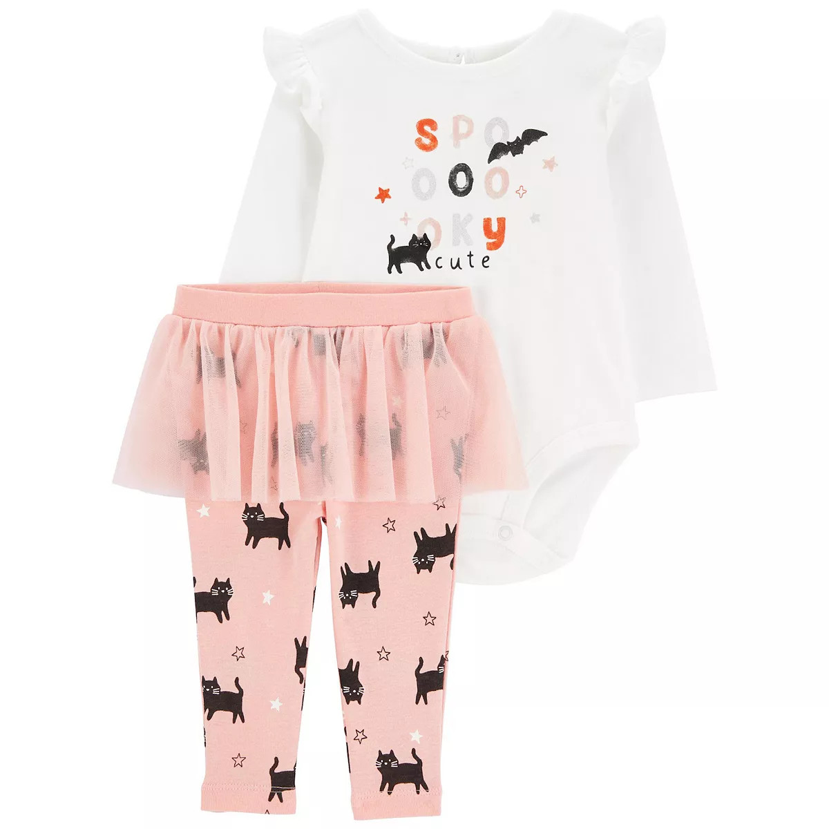 Baby Girl Carter's Halloween Bodysuit & Tutu Pant Set | Kohl's