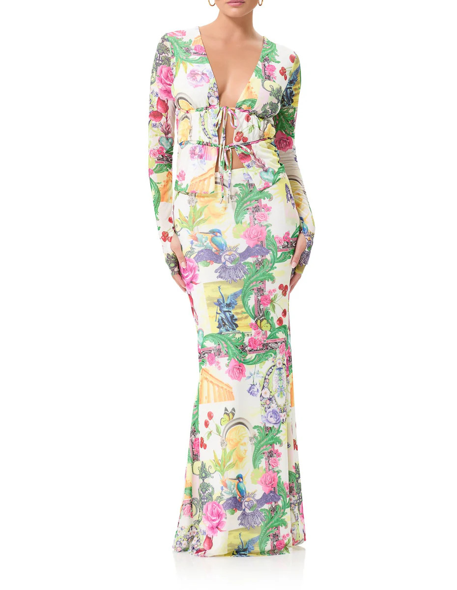 Tegan Mermaid Maxi Skirt - Roman Mix | ShopAFRM