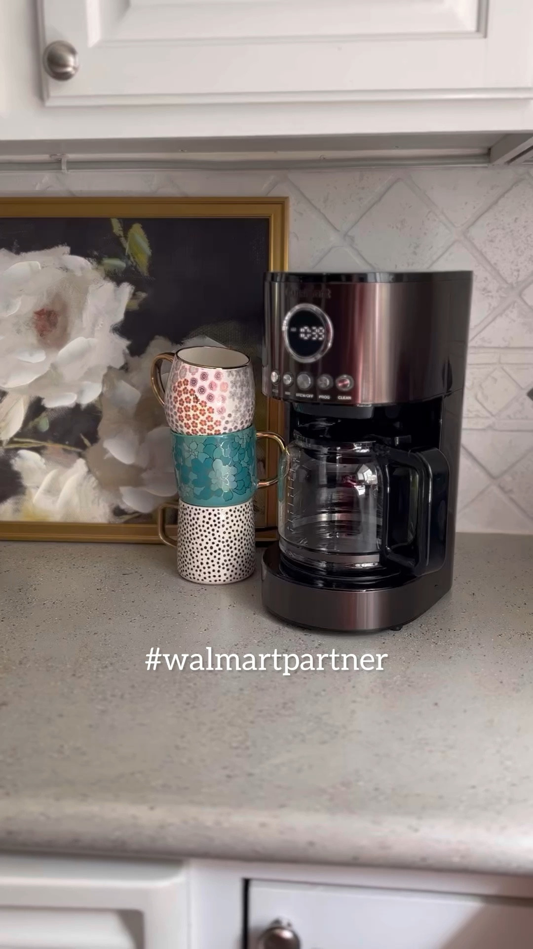 Coffee bar essentials #walmartpartner #walmarthome @walmart

#LTKHome #LTKVideo #LTKFindsUnder50