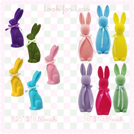 Look for less: flocked bunnies for springtime

#LTKfindsunder50 #LTKSpringSale #LTKSeasonal