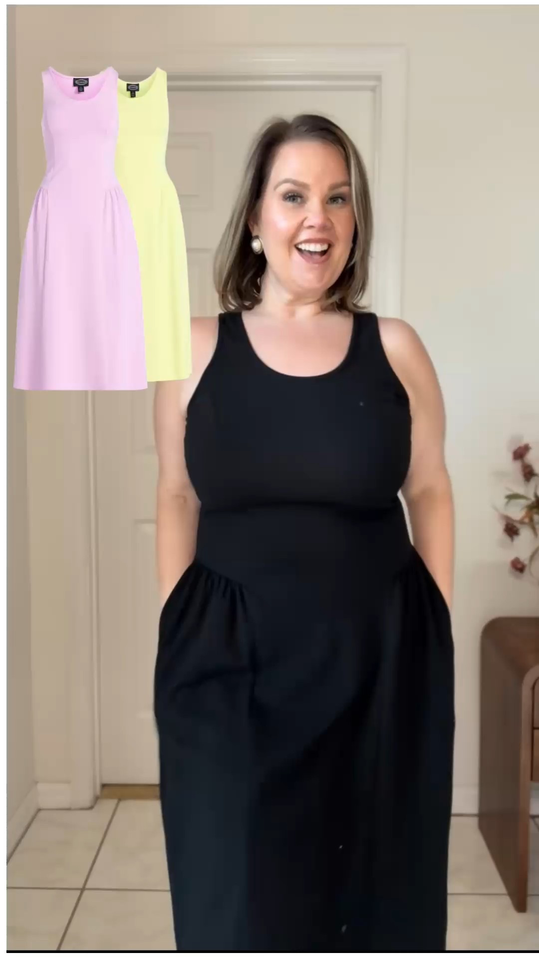 You girls have been loving this dress! All sizes are still in stock of the black, xx-4x it’s also available in a pinkish purple and lime yellow, sizes xs-xxl available 

For reference, I’m wearing a Medium 

#LTKOver40 #LTKSaleAlert #LTKMidsize