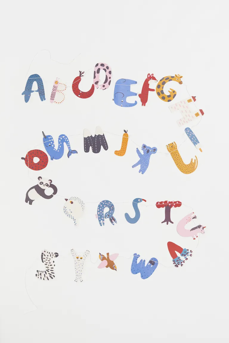 Alphabet Pennant Bunting | H&M (US + CA)