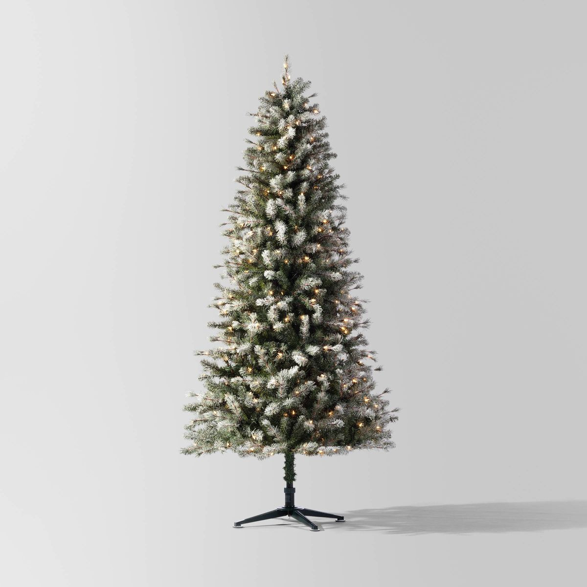 7' Pre-lit Lightly Flocked Douglas Fir Artificial Christmas Tree Clear Lights - Wondershop™ | Target