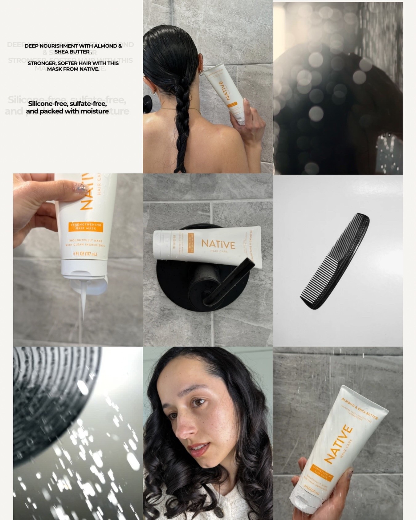 Stronger,softer,healthier hair starts in the shower! This almond & shea butter mask is my weekly hair reset. Giving my hair the extra love it deserves.

@native 

#complimentary #giftedbynative #almondsheabutterhairmask