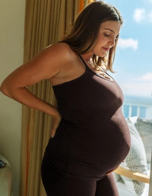 Spacedye™ Keep Your Cool Maternity Slim Racerback Tank | Beyond Yoga