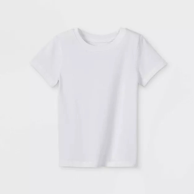 Toddler Boys' Solid Jersey Knit Short Sleeve T-Shirt - Cat & Jack™ | Target