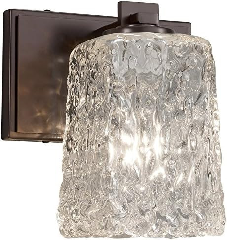 Justice Design Group Lighting GLA-8441-26-CLRT-CROM Veneto Luce Era 1-Light Wall Sconce-Polished ... | Amazon (US)