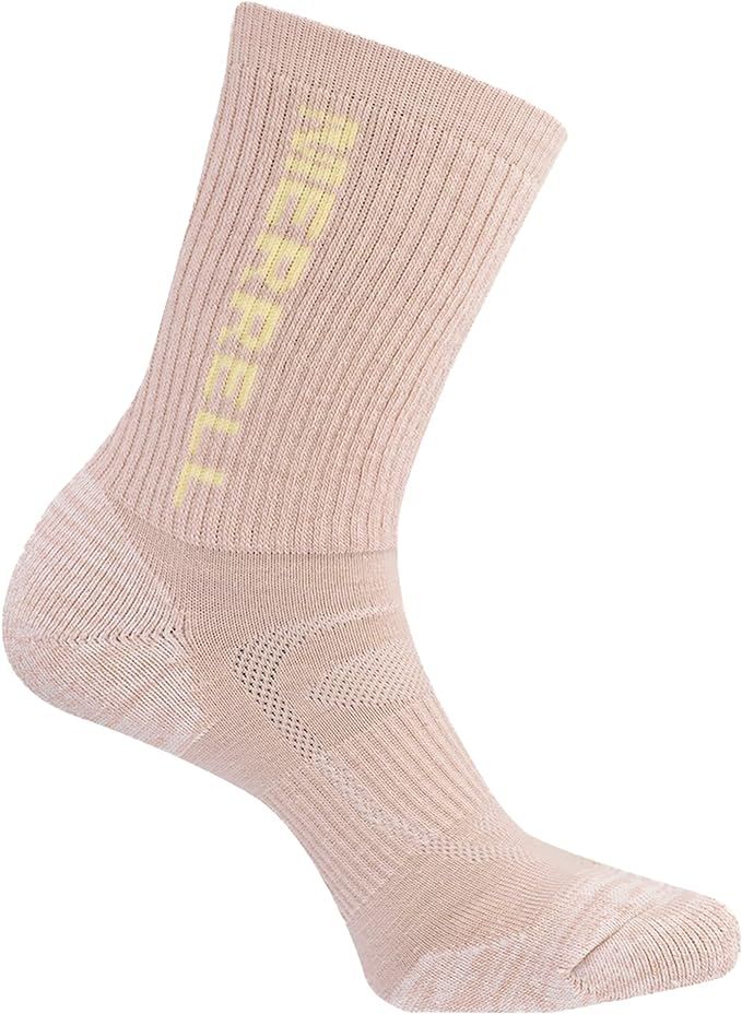 Merrell Men's and Women's Zoned Cushioned Wool Hiking Crew Socks-1 Pair Pack-Breathable Arch Supp... | Amazon (US)