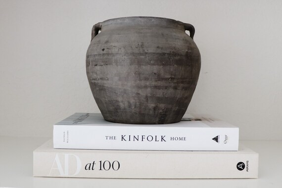 Vintage Clay Pot Black Antique Vase | Etsy | Etsy (US)
