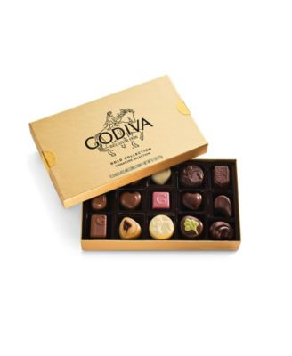 Assorted Chocolate Gold Gift Box, 15 Pieces | Macy's