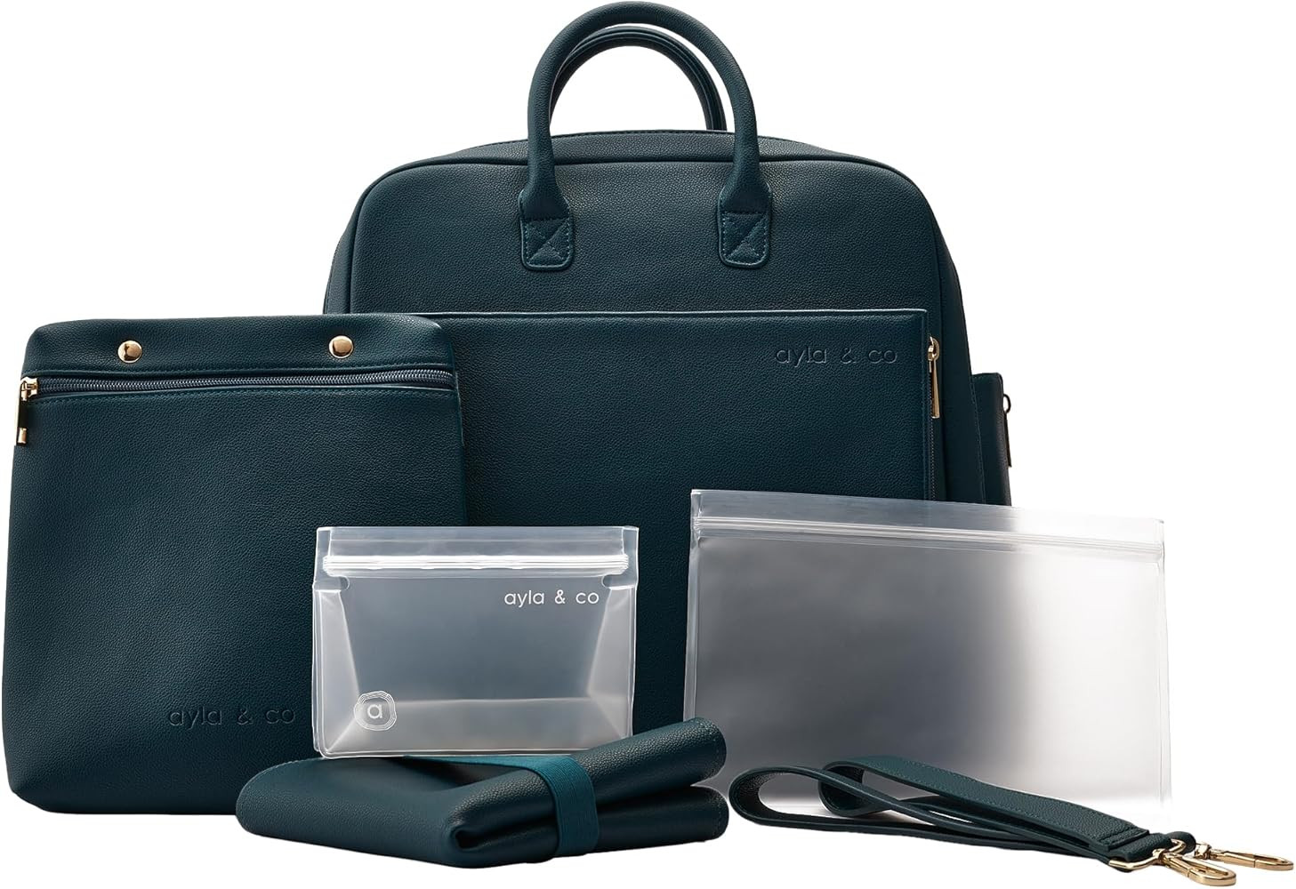 Ayla & Co Full-Size Diaper Bag Backpack, Baby Essentials Cross-Body Changing Bag for Baby Girl/Bo... | Amazon (US)