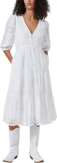Abana Broderie Anglaise Organic Cotton Dress | Nordstrom
