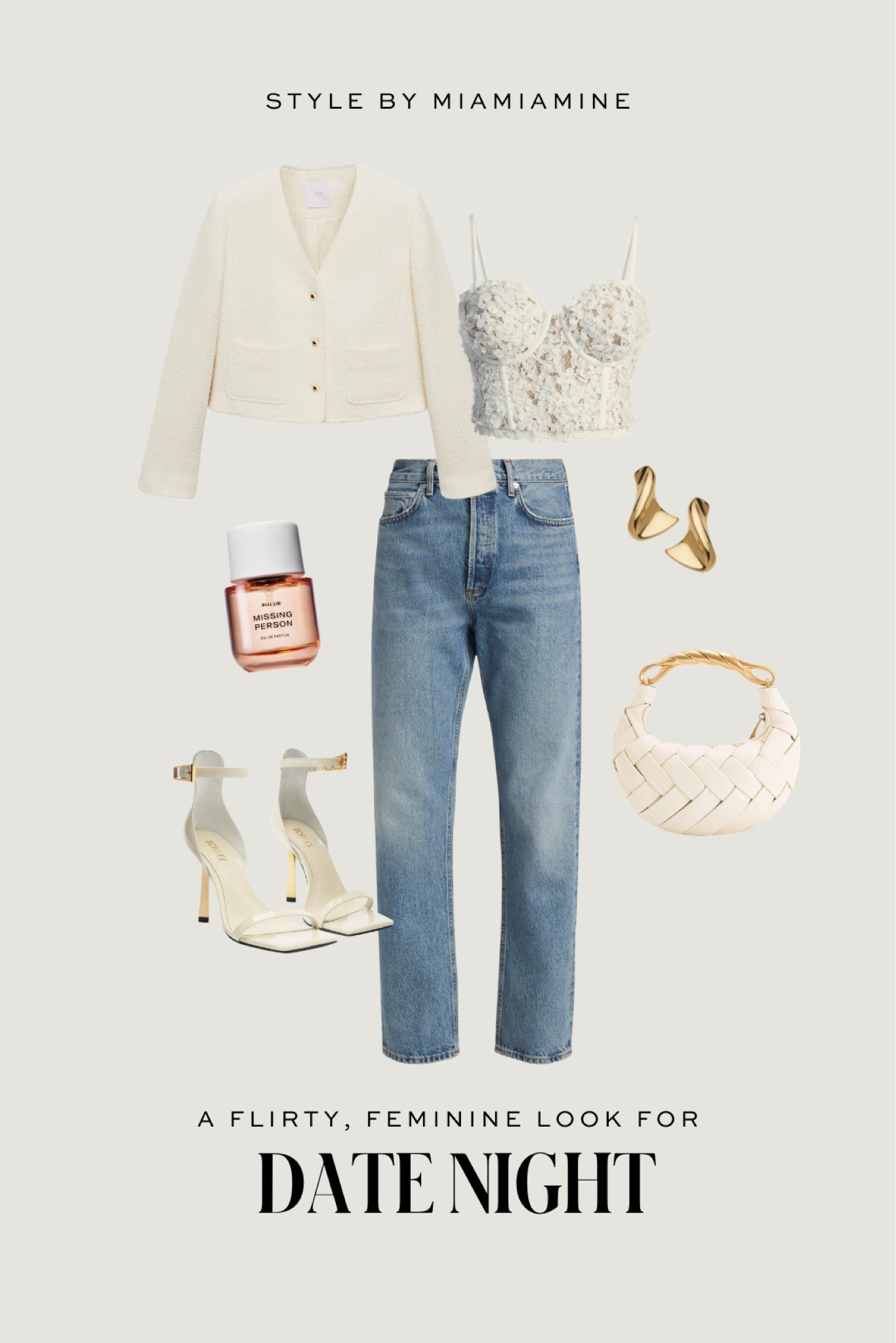 Pre fall outfit / date night outfit 
Mango blazer
Lace corset top
Nordstrom straight leg jeans
Schutz white heels 
Amazon braided handbag  

#LTKFindsUnder100 #LTKSeasonal #LTKFindsUnder50