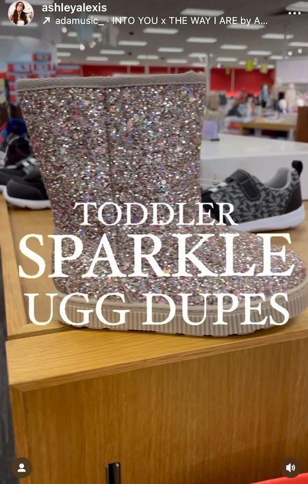 I just love✨Sparkle Season✨ These sparkly UGG boot dupes for toddlers are perfect for Fall/Winter! The side zipper closure is also great! 🥰 

#LTKbaby #LTKSeasonal #LTKkids