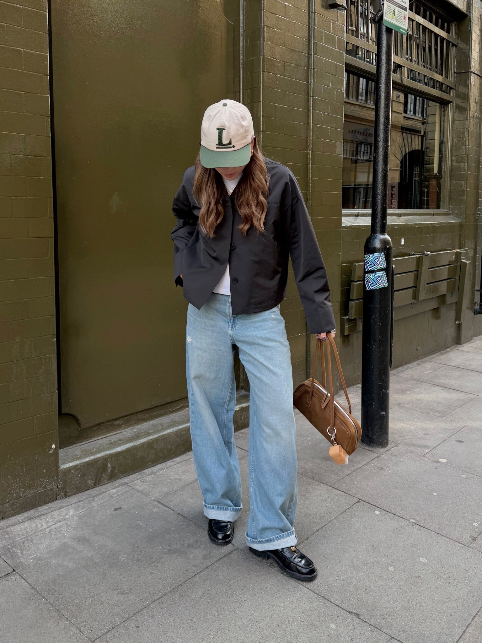 Uniqlo black nylon jacket, Uniqlo baggy curve jeans, spring outfit, blue jeans 



#LTKuk #LTKeurope #LTKspring