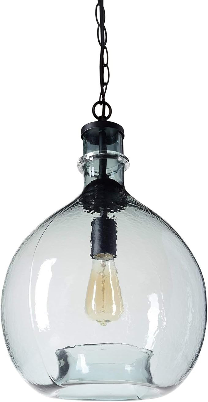 CASAMOTION Pendant Lighting Hand Blown Glass Lights Kitchen Island Drop Ceiling fixtures Vintage ... | Amazon (US)