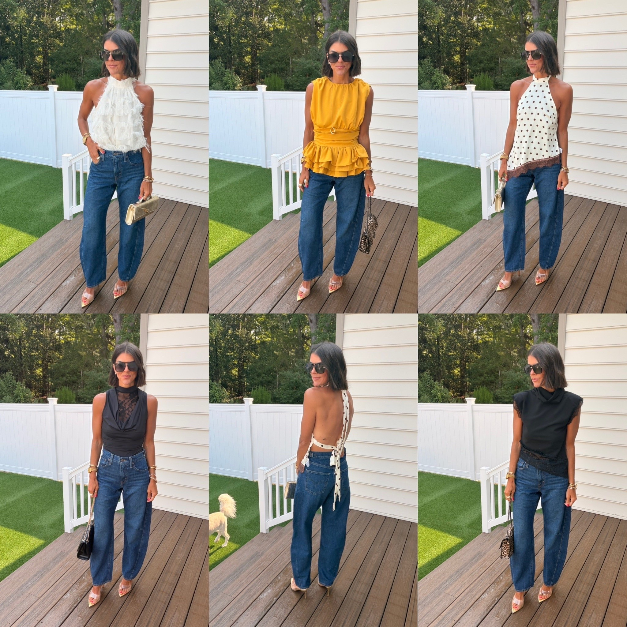 Amazon date night tops! I’m 5’5” and in size small in all. Size 24 in jeans

#LTKgrwm #LTKootd #LTKmomlife