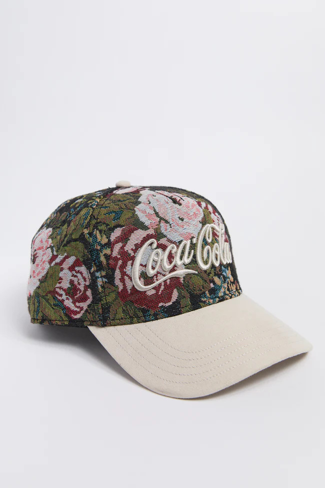 Coca Cola Tapestry Trucker Hat | Pink Lily
