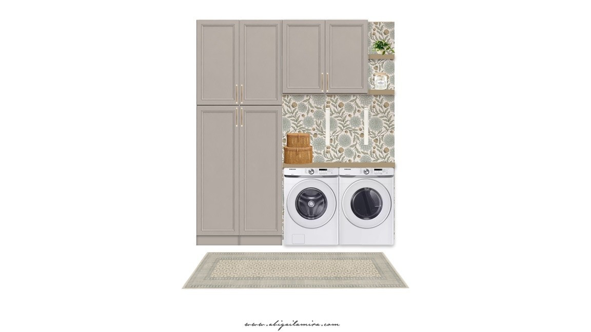 Even a small laundry room can have big style and storage.

#LTKhome