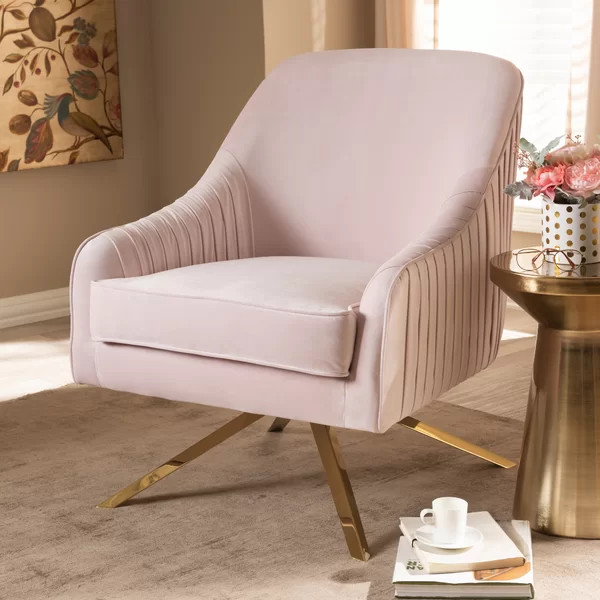 Gracie 28.35" W Polyester Lounge Chair | Wayfair North America