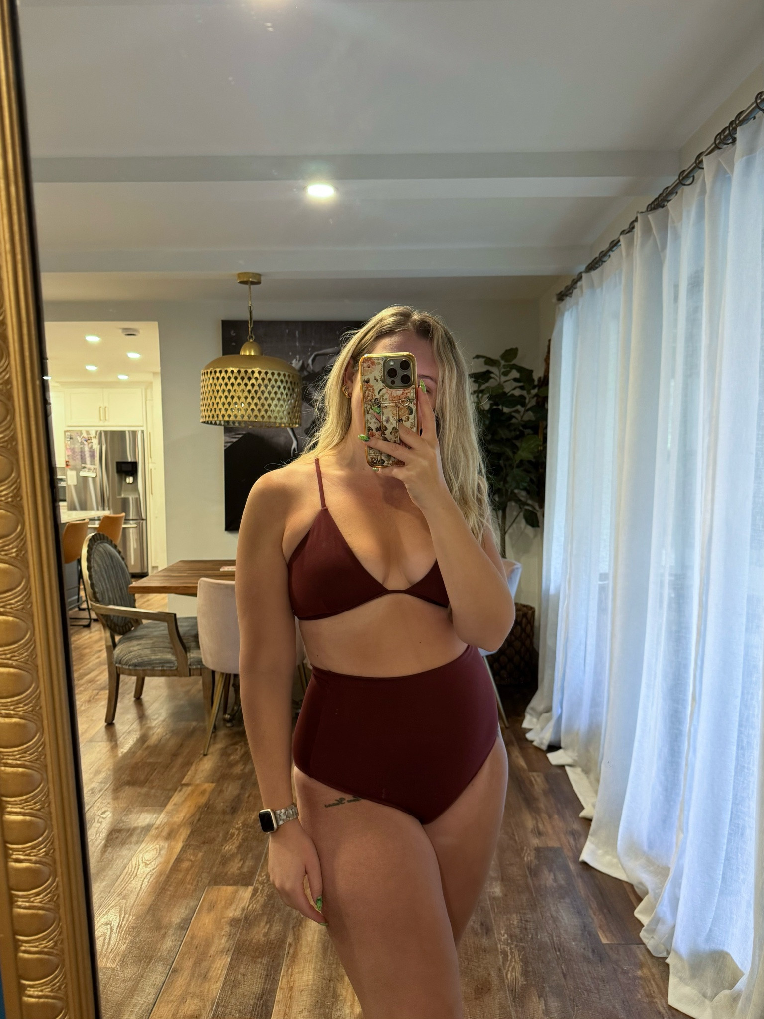 the perfect high waist swim suit, doesn't cut into you, so flattering and the perfect amount of coverage. beach vacation outfits. wearing a large on top & xl bottom. 

 #LTKActive #LTKMidsize #LTKSwim
