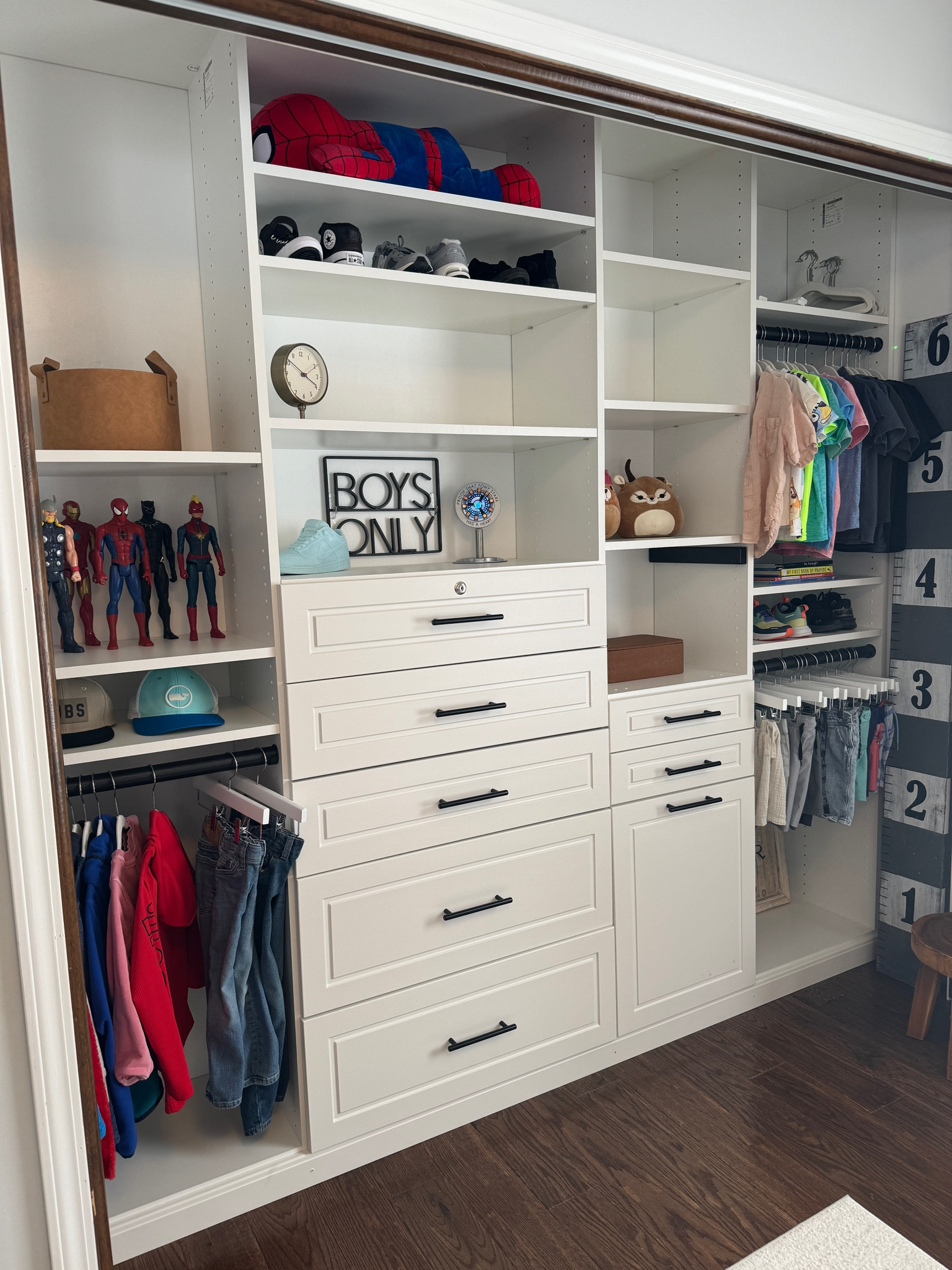 Logan’s closet is the best addition to his room, no need for a stand alone dresser any longer. 

#LTKhome #LTKkids #LTKfamily