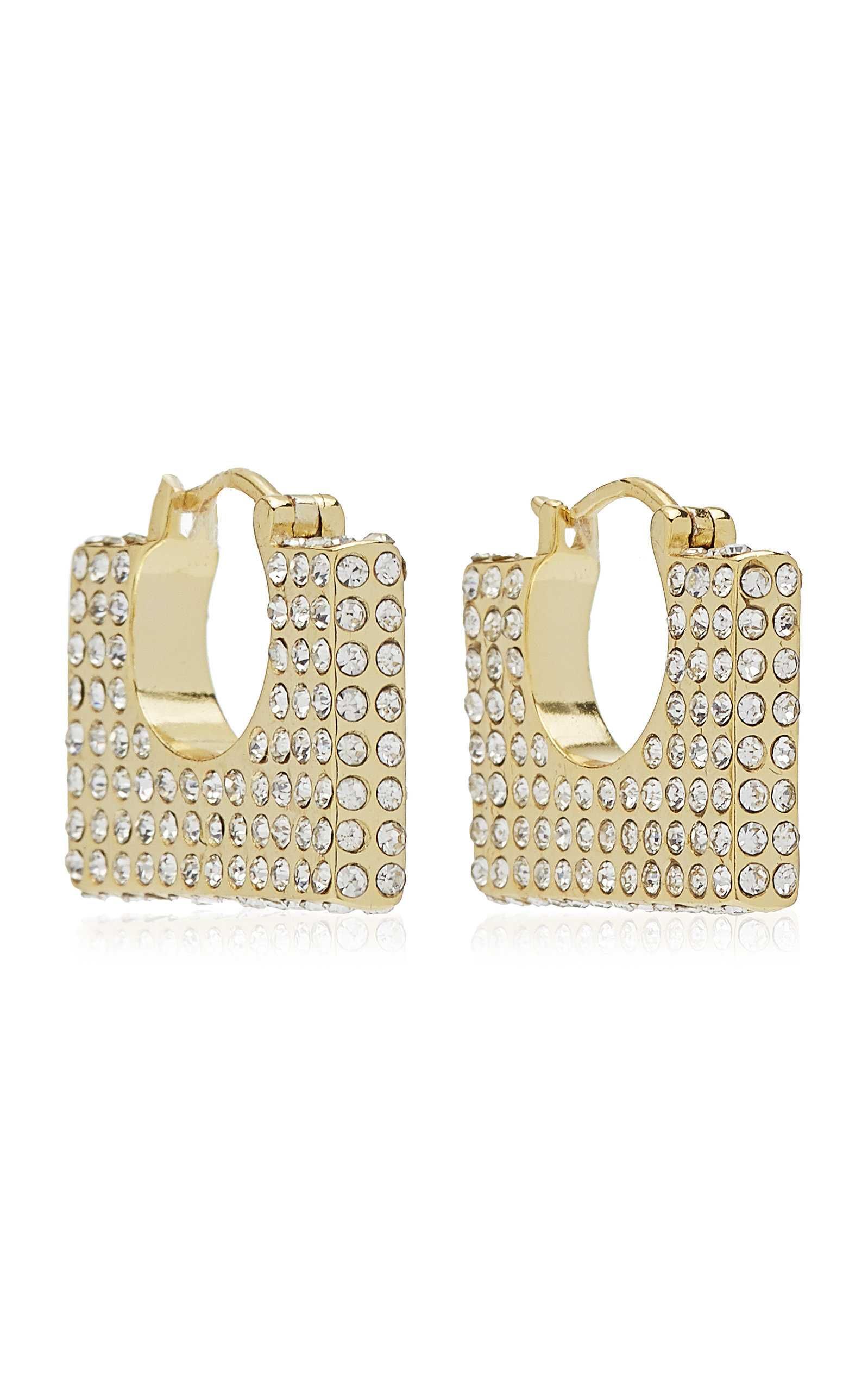 Cara Crystal 14K Gold-Plated Earrings | Moda Operandi (Global)