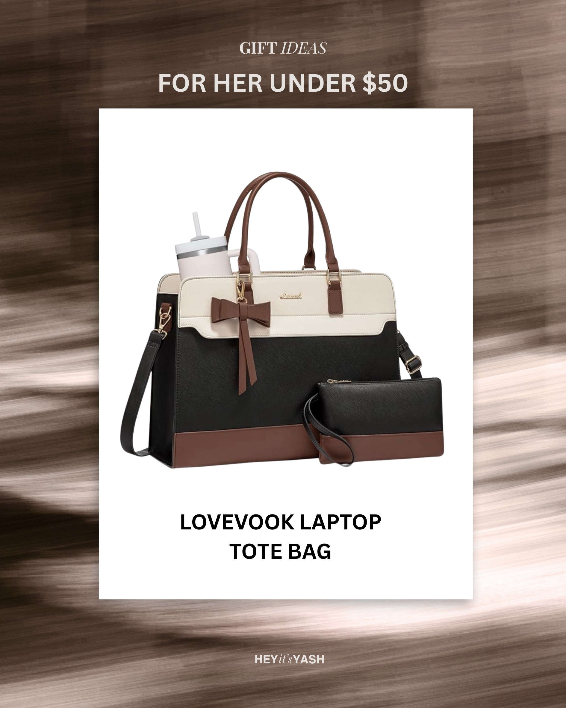 Discover the perfect blend of style and functionality with this LOVEVOOK Laptop Tote Bag. Perfect for daily commutes and professional settings. Secure and spacious, it's the ideal companion for any working woman. 

 #LTKmomlife #LTKWorkwear