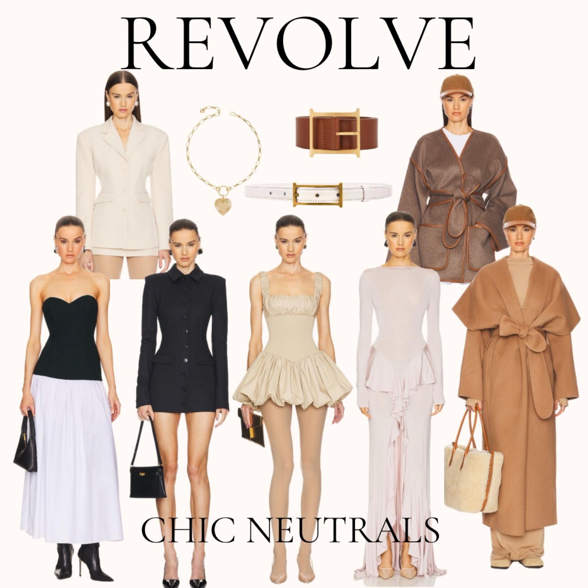 Revolve (Helsa) neutral finds for work & after! Love the blazer styles and wrap coats. Several of these styles are on sale 

#LTKMostLoved #LTKStyleTip #LTKWorkwear