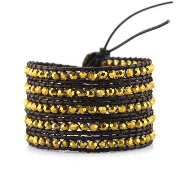 Gold on Dark Brown | Victoria Emerson