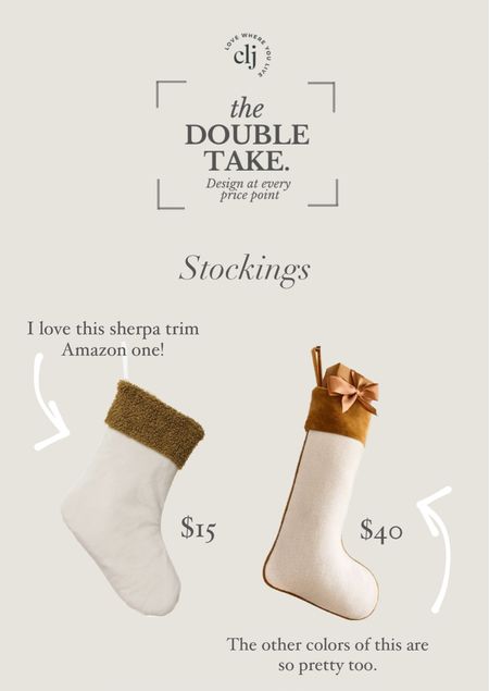 The Double Take: Stockings 

#LTKhome
