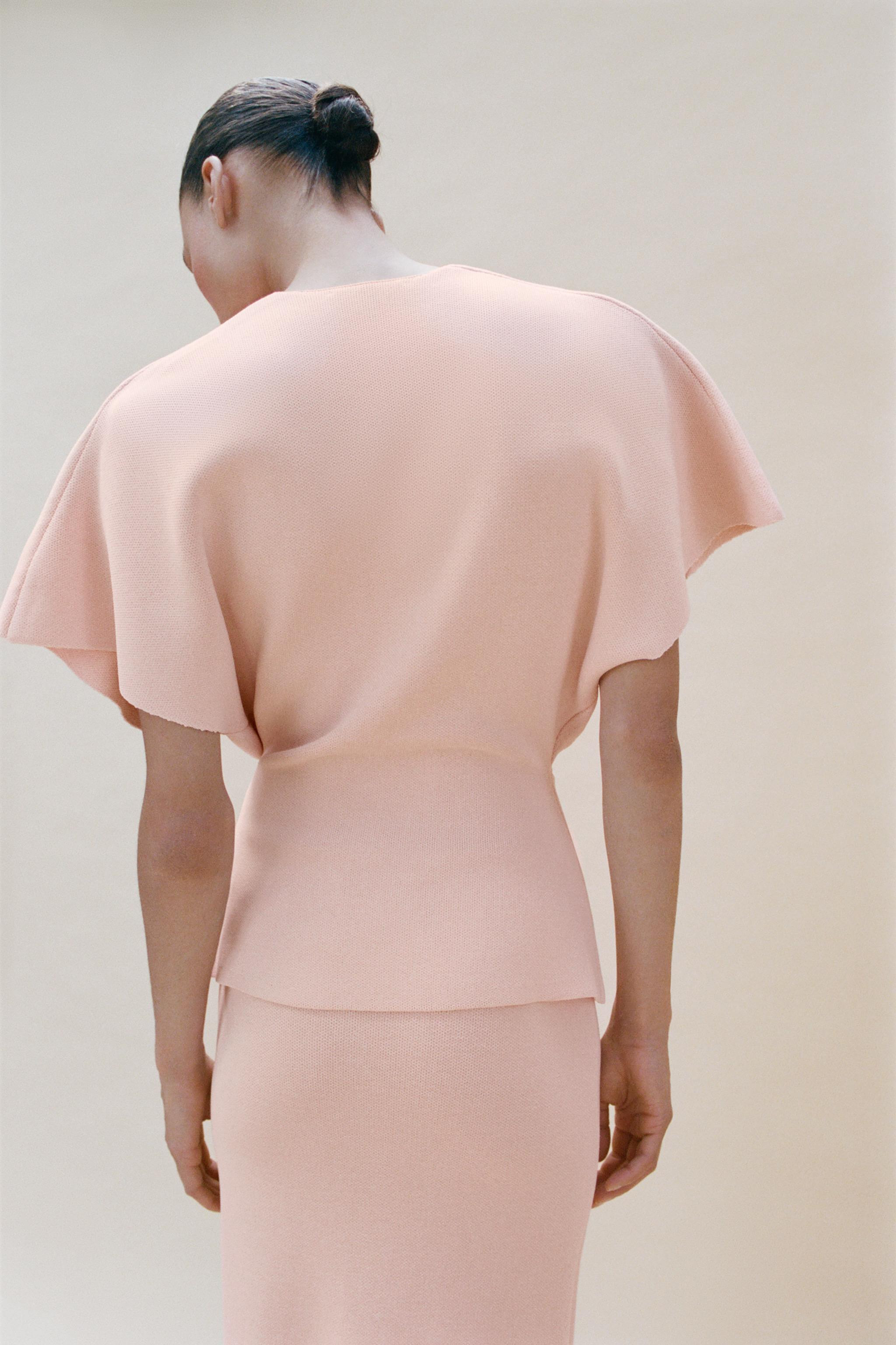 DRAPED KNIT TOP | Zara US