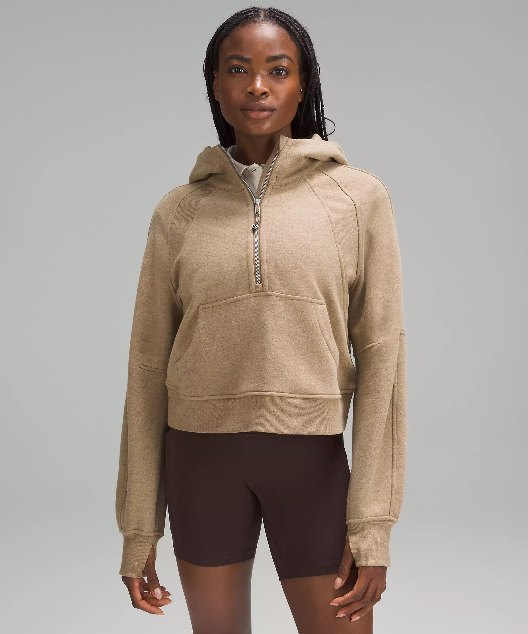 Scuba Oversized Half Zip Hoodie — The Dashery