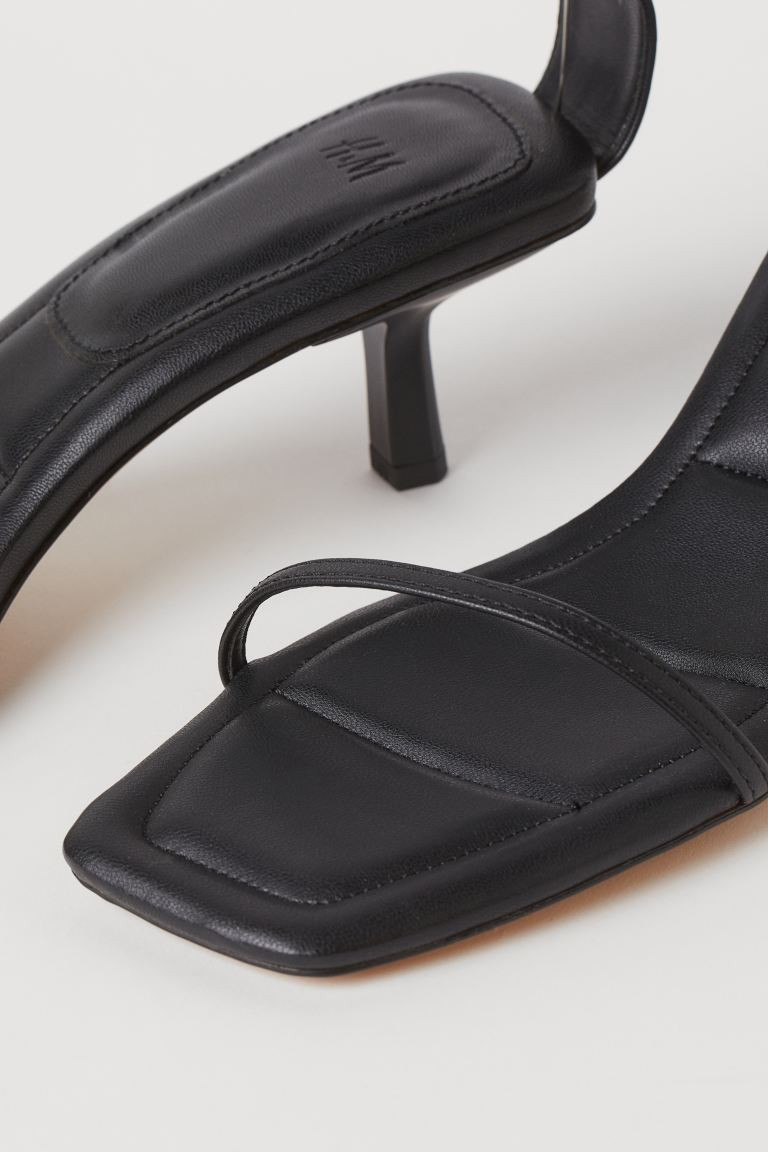 Square-toe Sandals | H&M (US + CA)