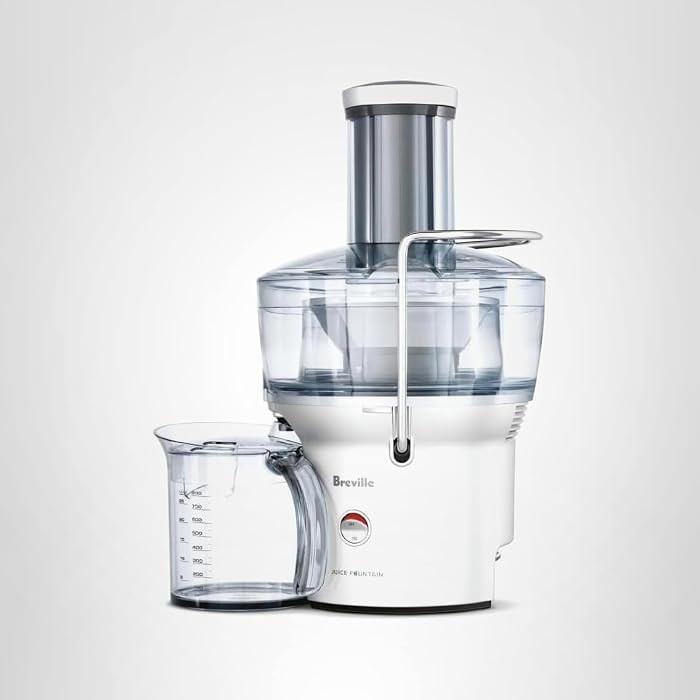 Breville BJE200XL Juice Fountain Compact Centrifugal Machine, 25 fl oz, Silver | Amazon (US)