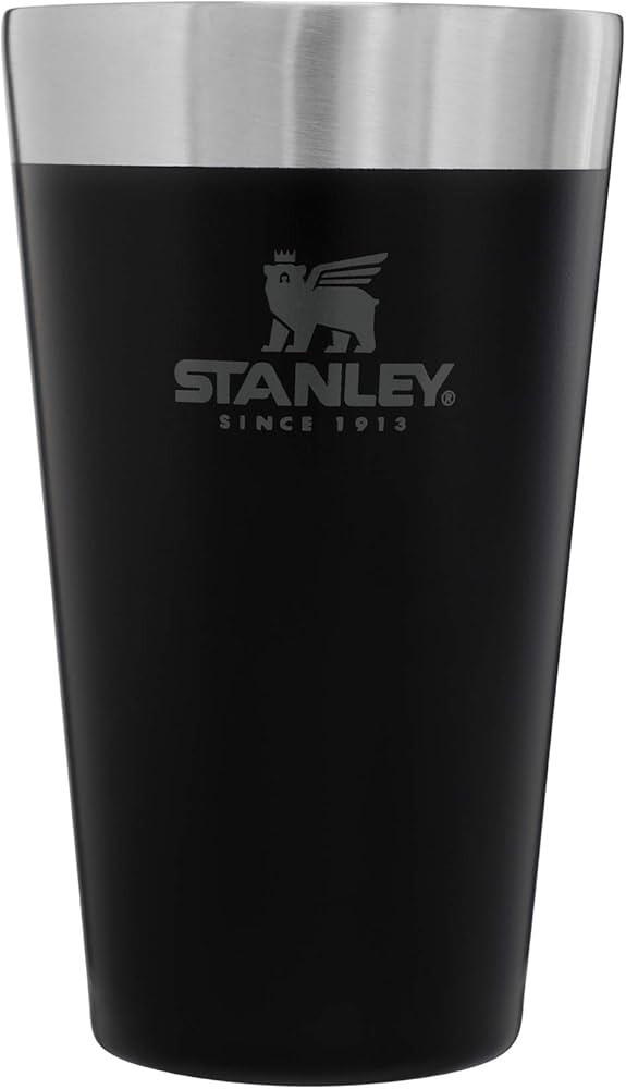 STANLEY Adventure Inulsated Stacking Beer Pint Glass, 16oz Stainless Steel Double Wall Rugged Met... | Amazon (US)