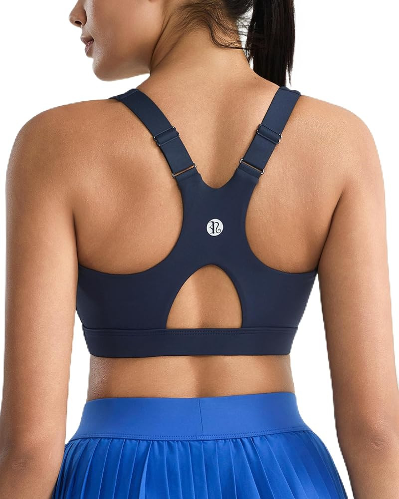 RUNNING GIRL High Impact Sports Bras for Women High Support Molded Cups, Adjustable Straps Sports... | Amazon (US)