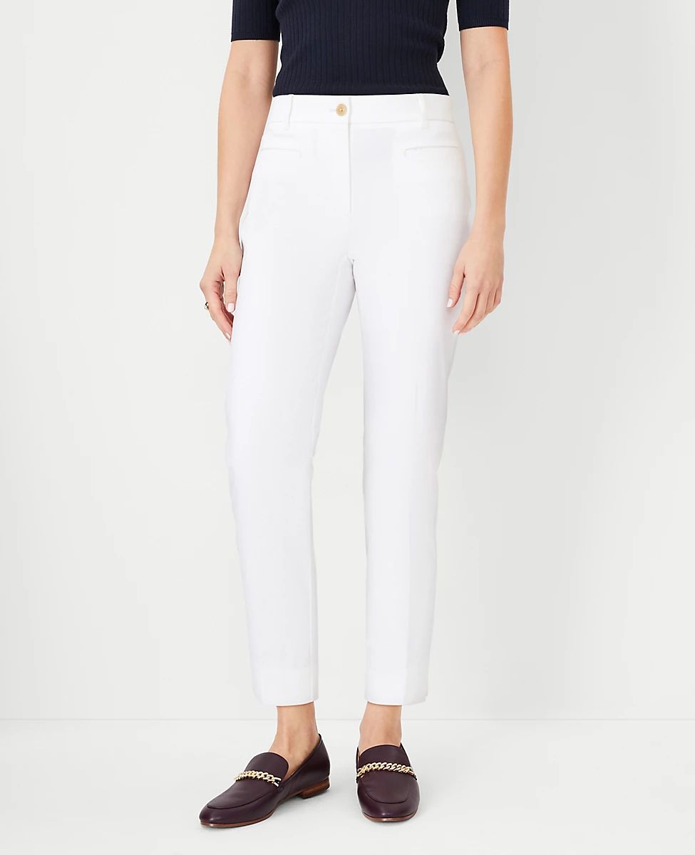 The Petite Cotton Crop Pant | Ann Taylor (US)