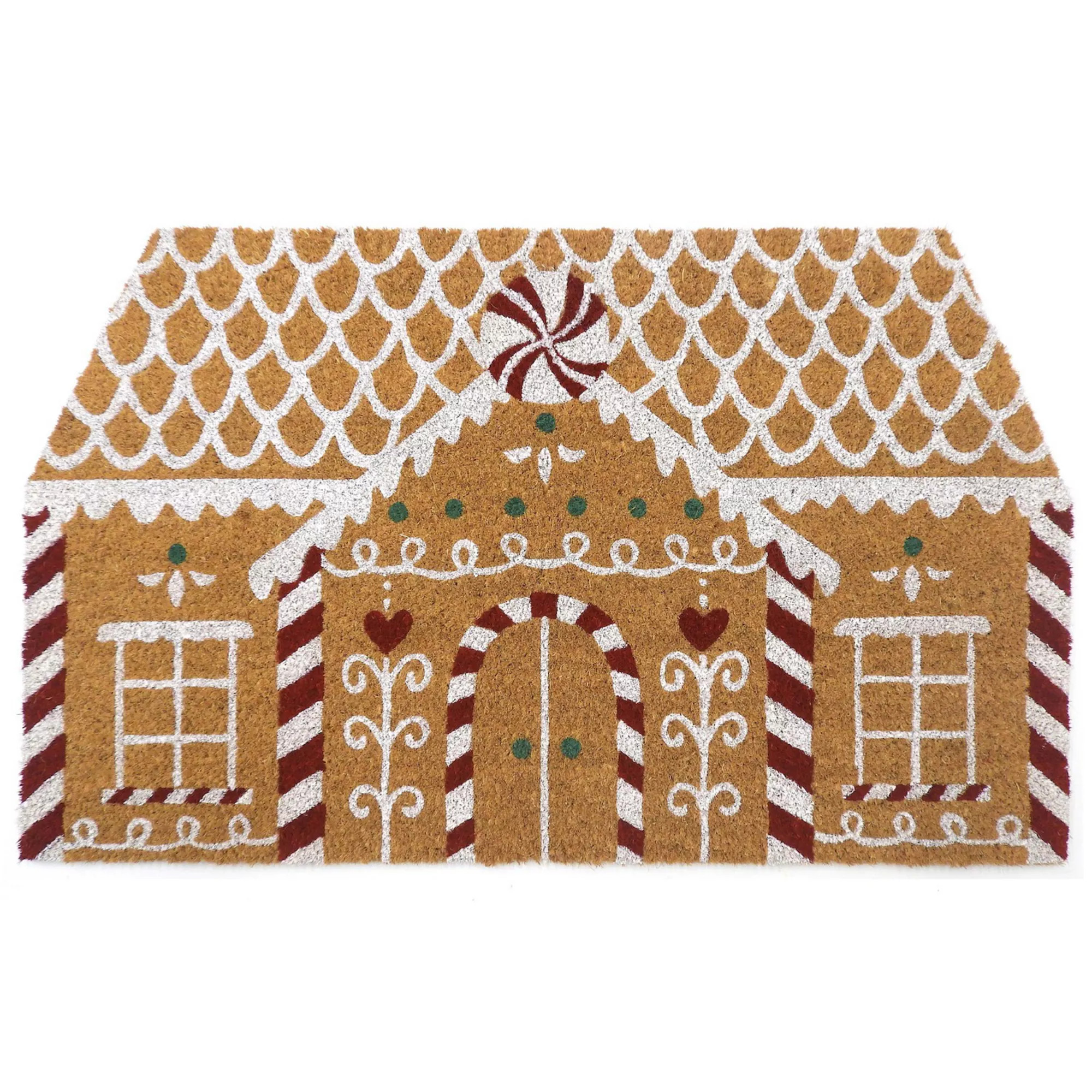 St. Nicholas Square® Gingerbread House Coir Doormat | Kohl's